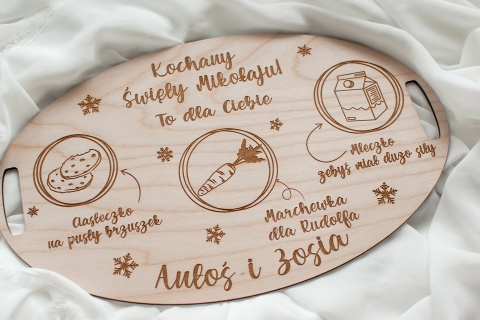 Taca dla Świętego Mikołaja