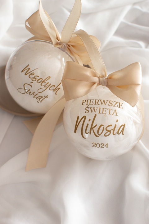 bombka akrylowa dwustronna