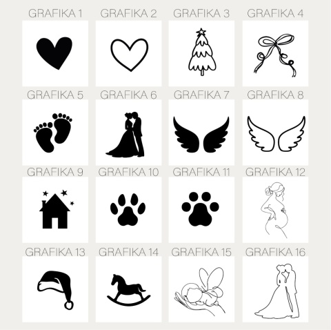 bombka akrylowa dwustronna