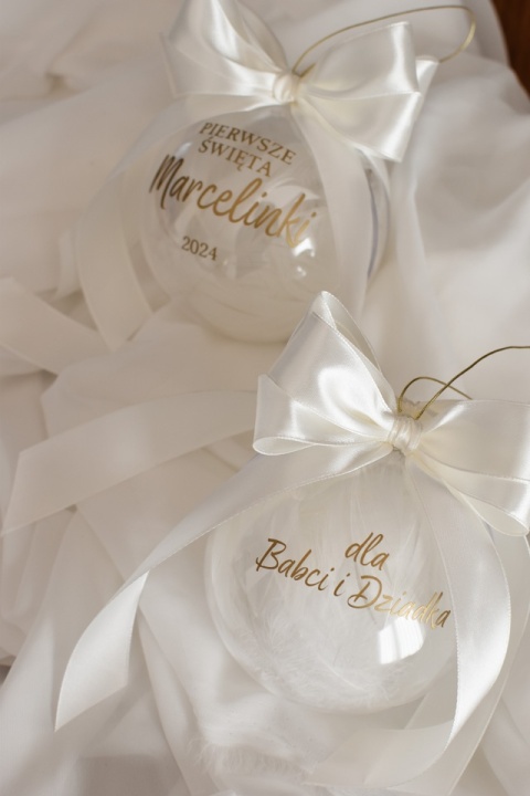 bombka akrylowa dwustronna