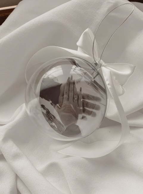 bombka akrylowa ze zdjęciem