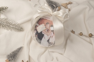 bombka akrylowa ze zdjęciem