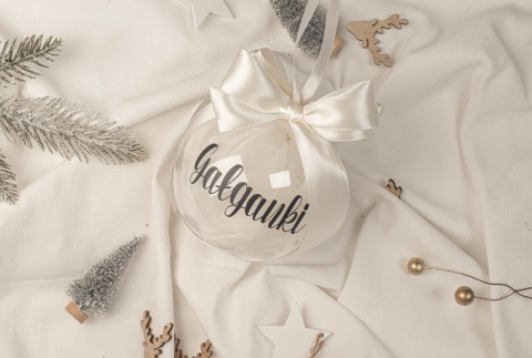 bombka akrylowa ze zdjęciem