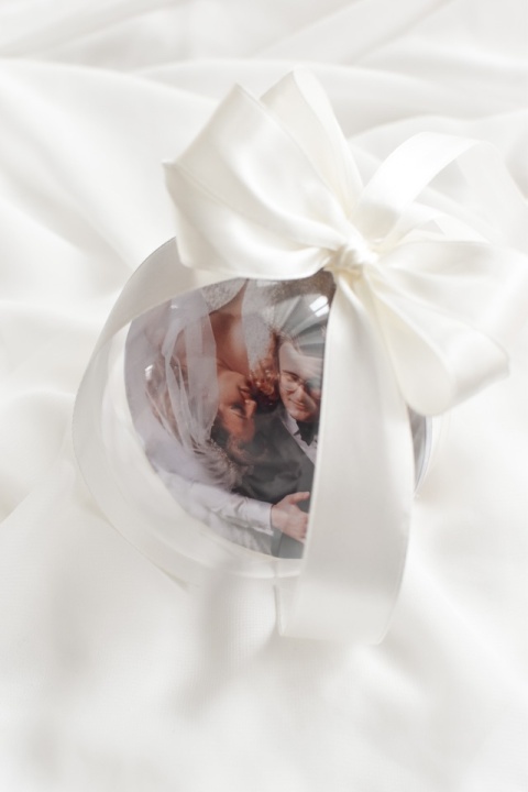 bombka akrylowa ze zdjęciem