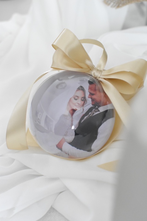 bombka akrylowa ze zdjęciem