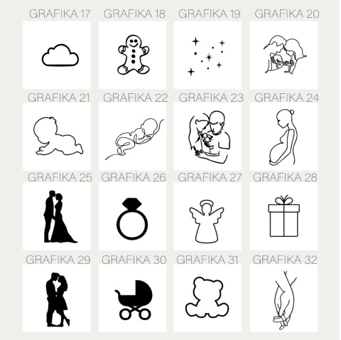 bombka akrylowa - litera + imię