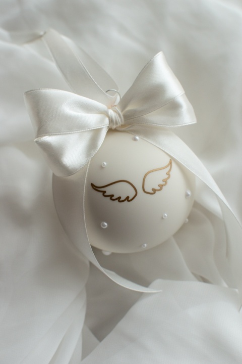 bombka mleczna z perełkami