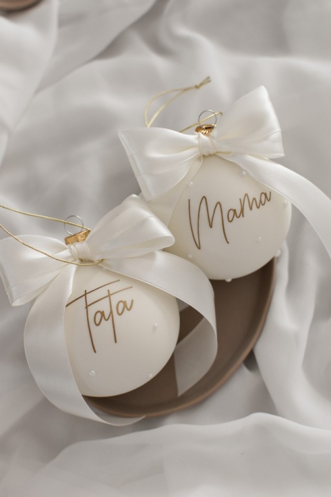 bombka mleczna z perełkami