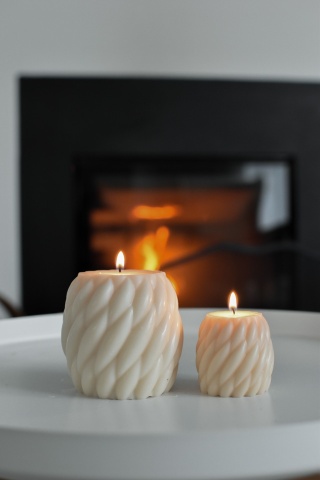 świeczka wolnostojąca wool